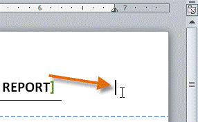 You can place it anywhere except inside a Content Control field