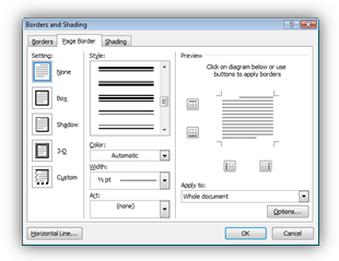 click Page Border in the Page Background group