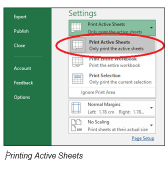 printing active sessions